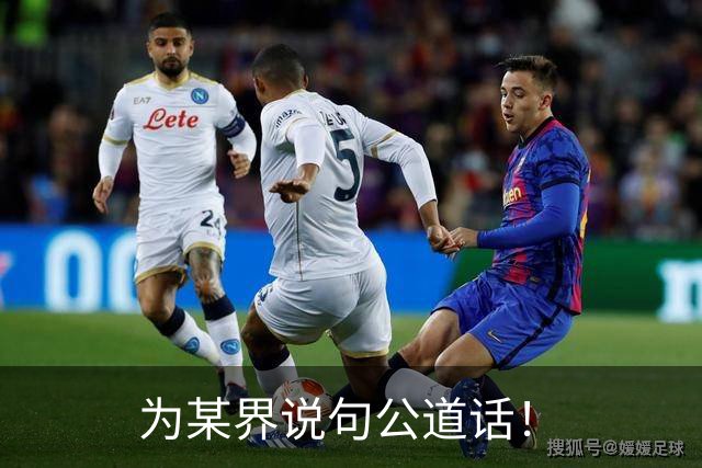 为某界说句公道话！