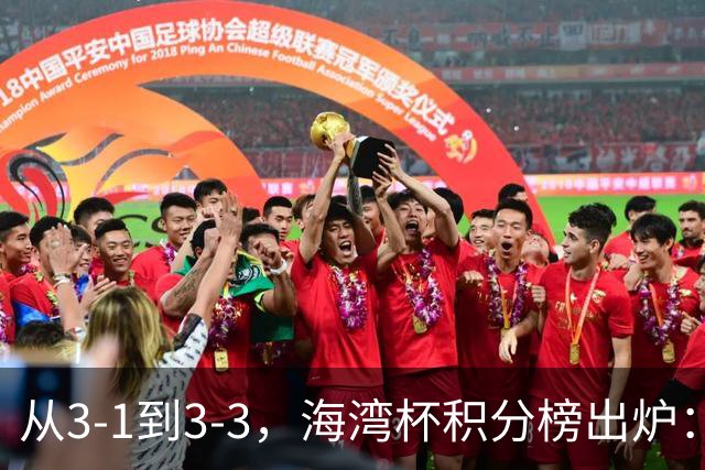 从3-1到3-3，海湾杯积分榜出炉：国足3场7球稳居小组头名，两人染红